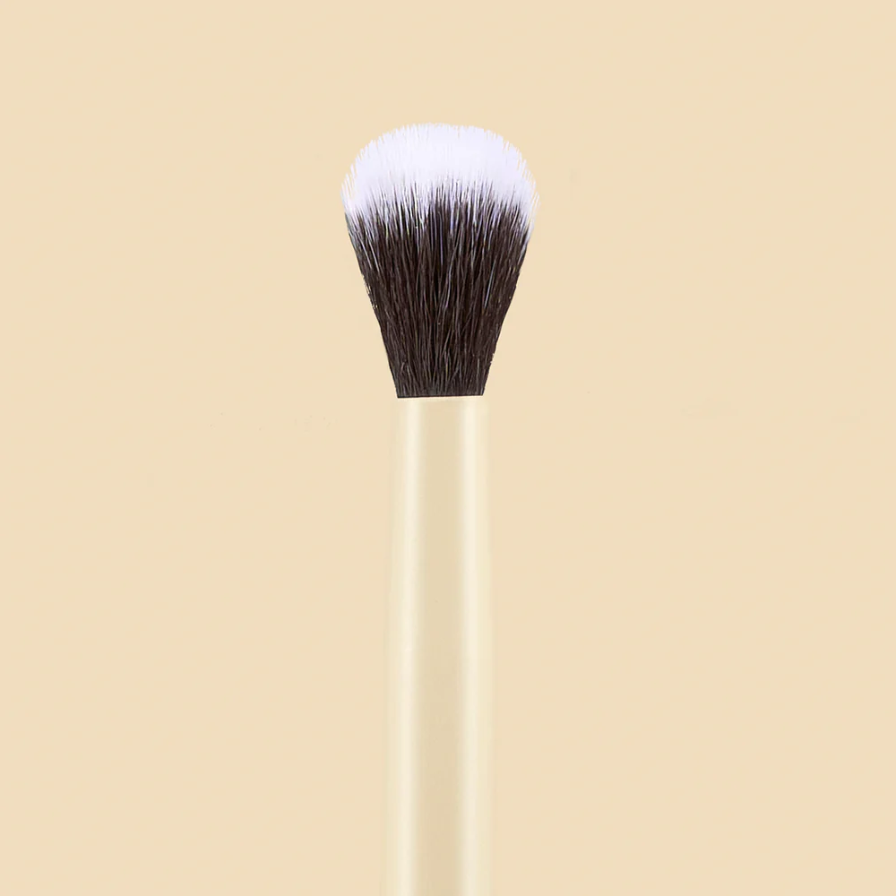 BROCHA DUO PLANA CREMA Y DIFUMINADORA