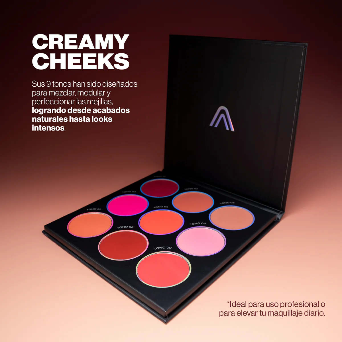 PALETA CREAMY CHEEKS - MAKEUP EXPERT