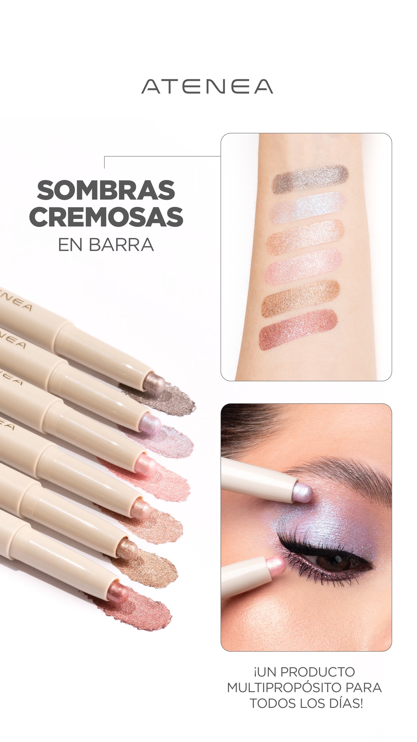 SOMBRAS CREMOSAS EN BARRA