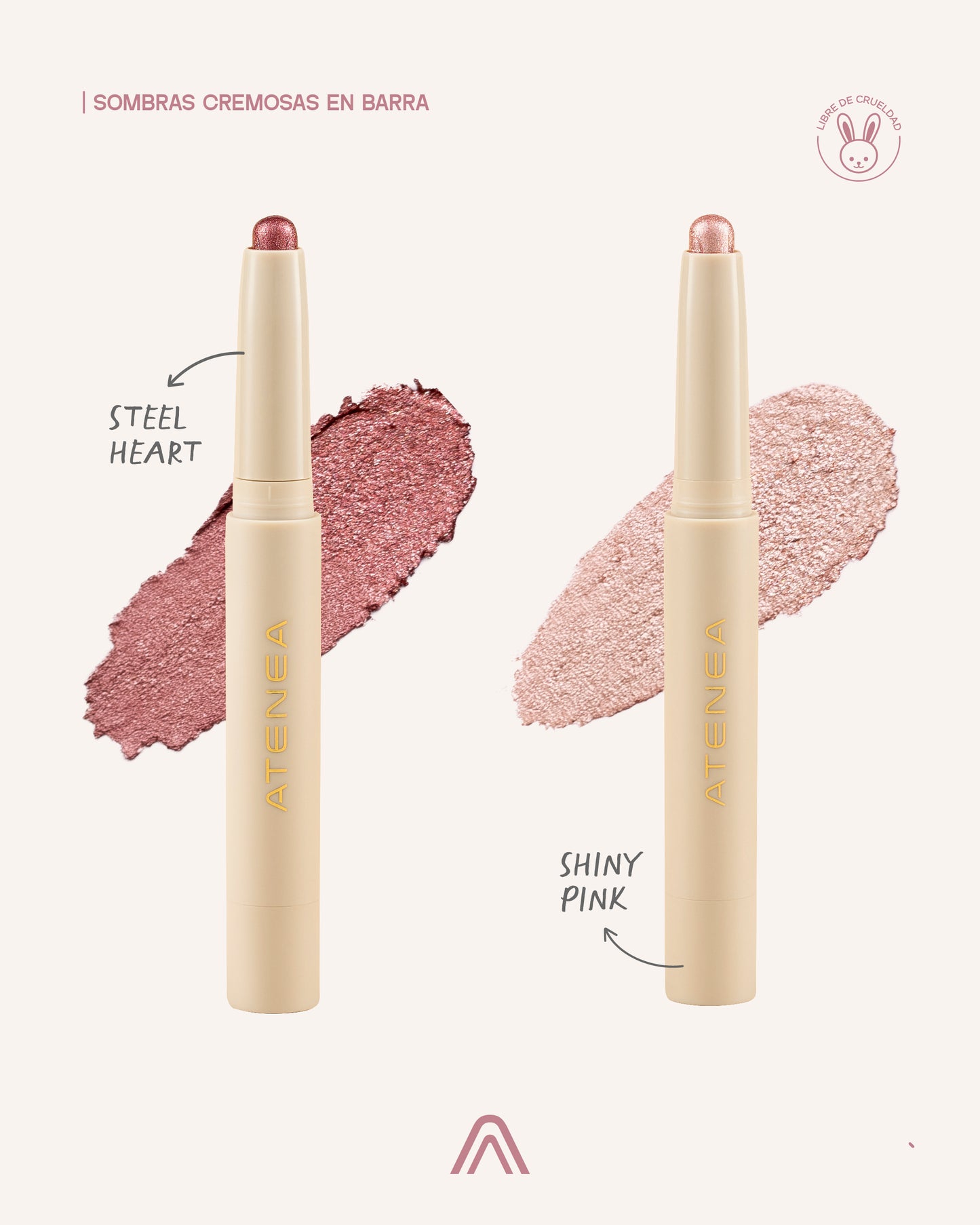 SOMBRAS CREMOSAS EN BARRA