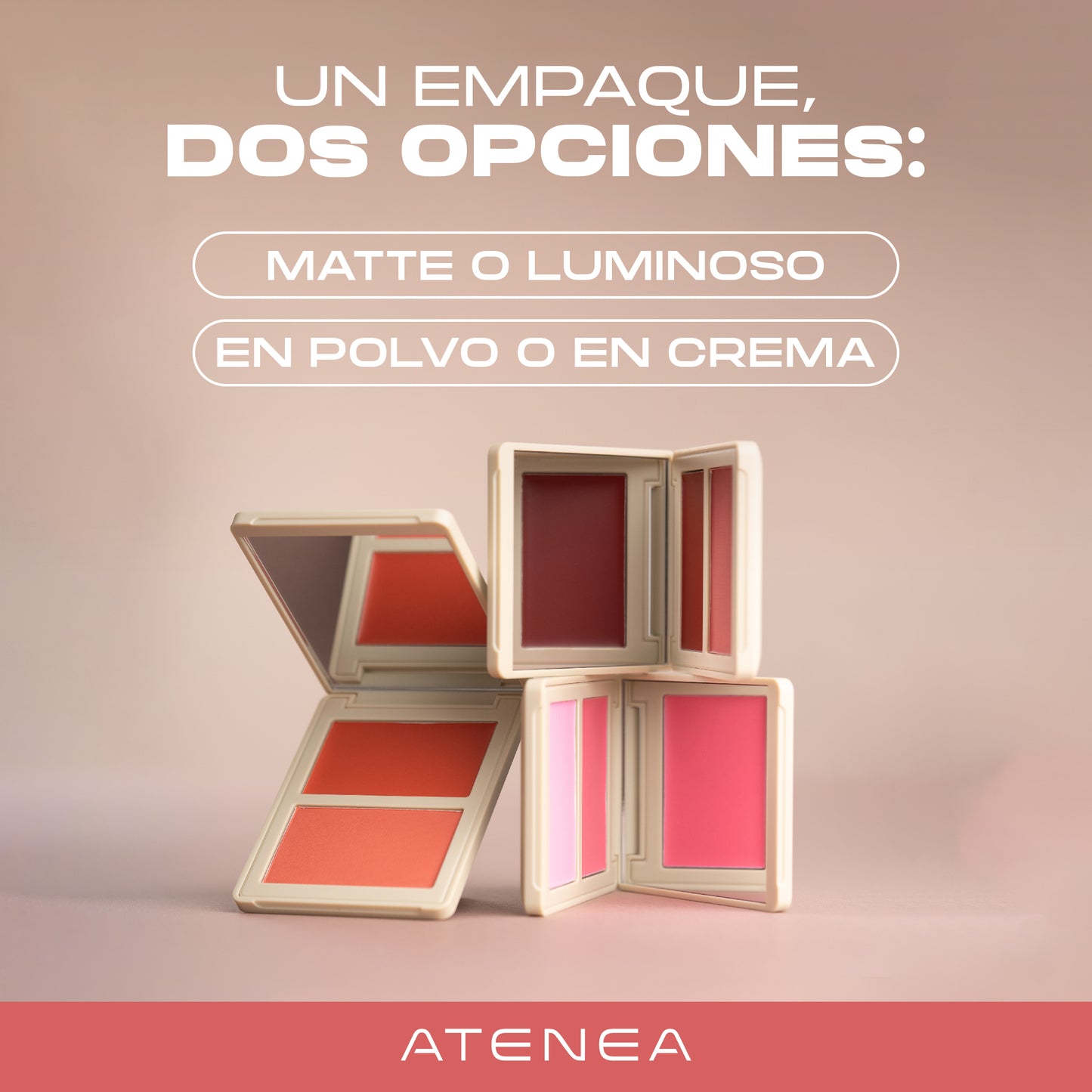 RUBOR EN DÚO ALLURE CREMA Y POLVO COMPACTO