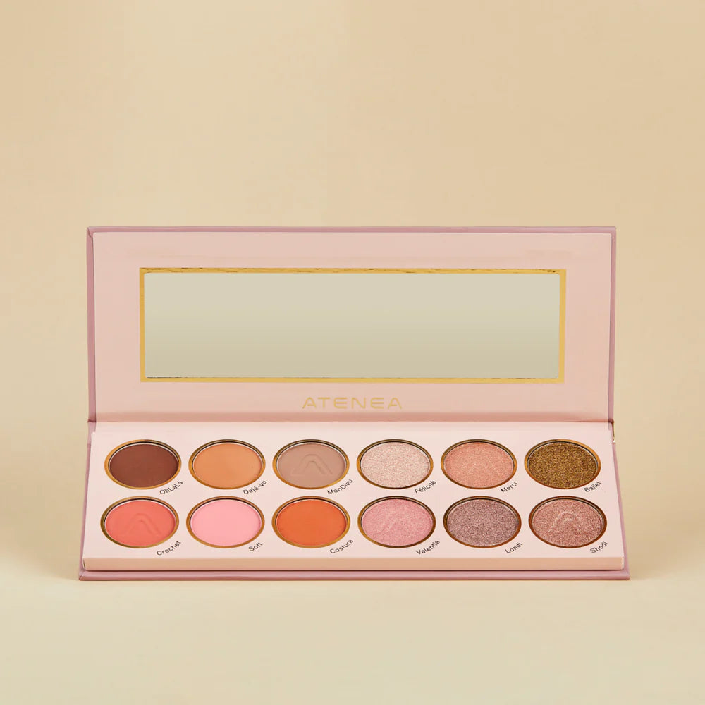 PALETA DE SOMBRAS ROSE 12 TONOS SUBLIME