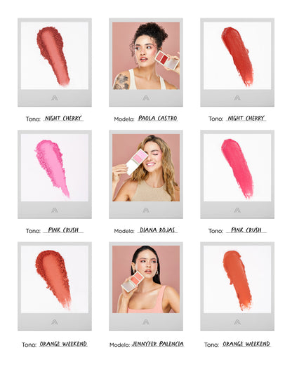 RUBOR EN DÚO ALLURE CREMA Y POLVO COMPACTO