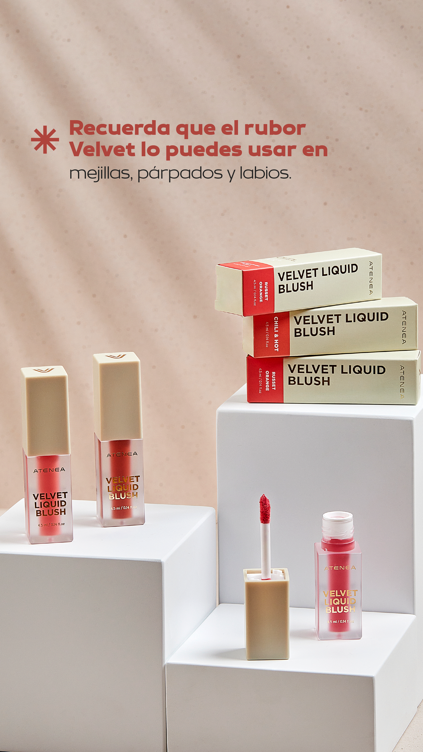 RUBORES LÍQUIDOS VELVET COLLECTION