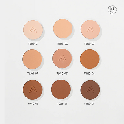 PALETA DE POLVOS COMPACTOS NATURAL TOUCH