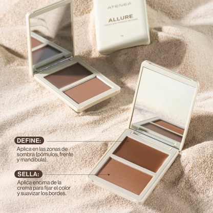 BRONZER EN DUO ALLURE CREMA Y COMPACTO