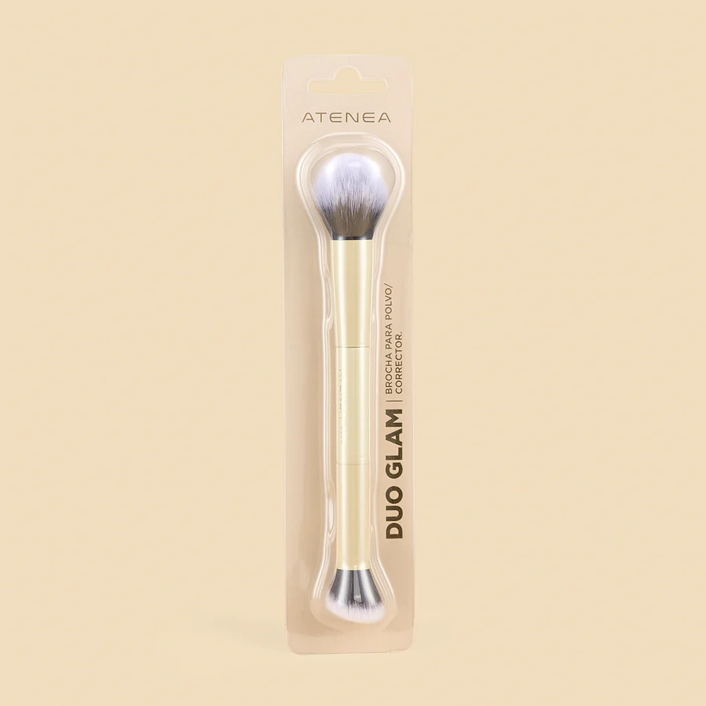BROCHA DUO GOTA POLVO Y CORRECTOR