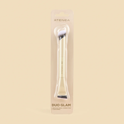 BROCHA DUO GLAM 07 PARA CORRECTOR Y CONTORNO