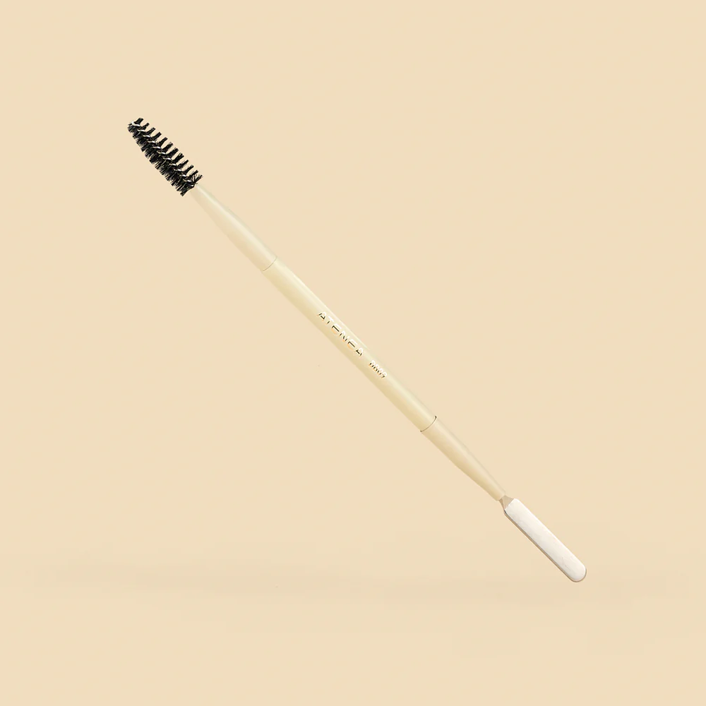 BROCHA DUO GLAM 09 PARA CEJAS Y ESPÁTULA