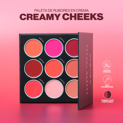 PALETA CREAMY CHEEKS - MAKEUP EXPERT