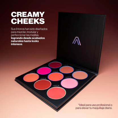 PALETA CREAMY CHEEKS - MAKEUP EXPERT