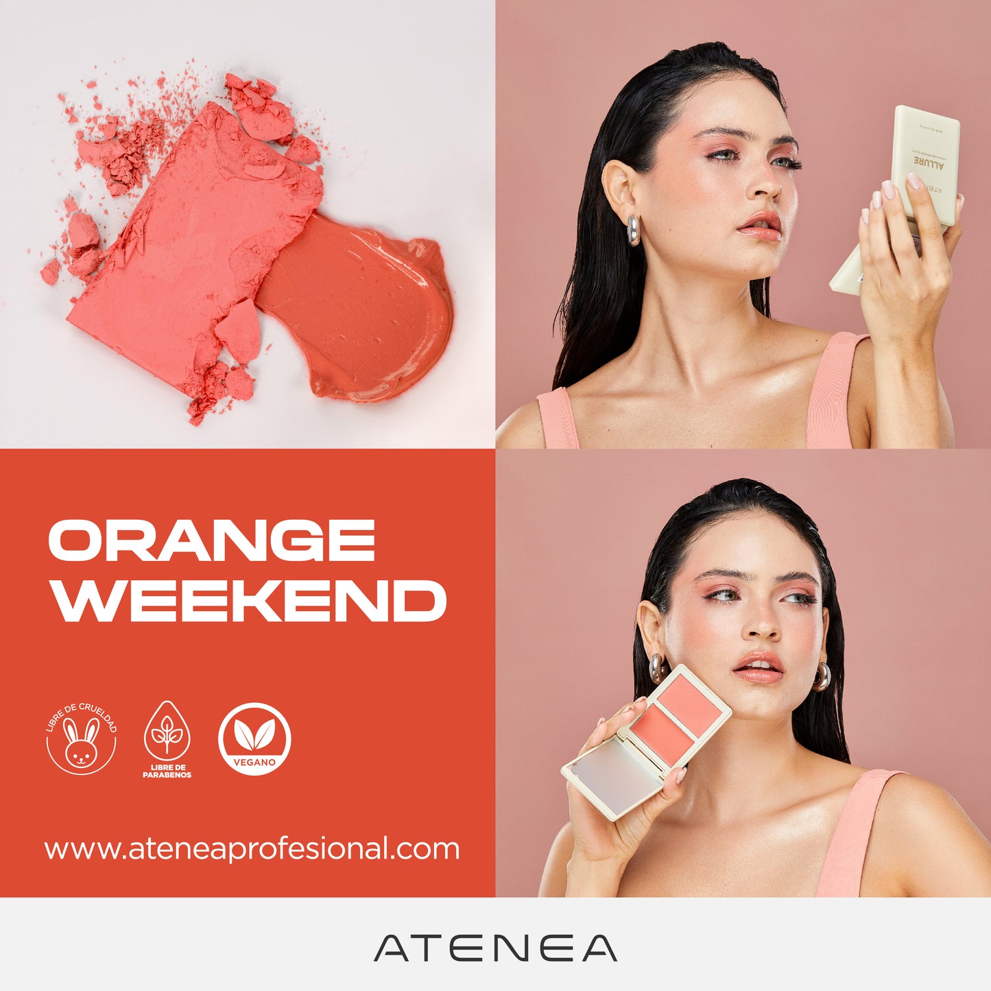 RUBOR EN DÚO ALLURE CREMA Y POLVO COMPACTO