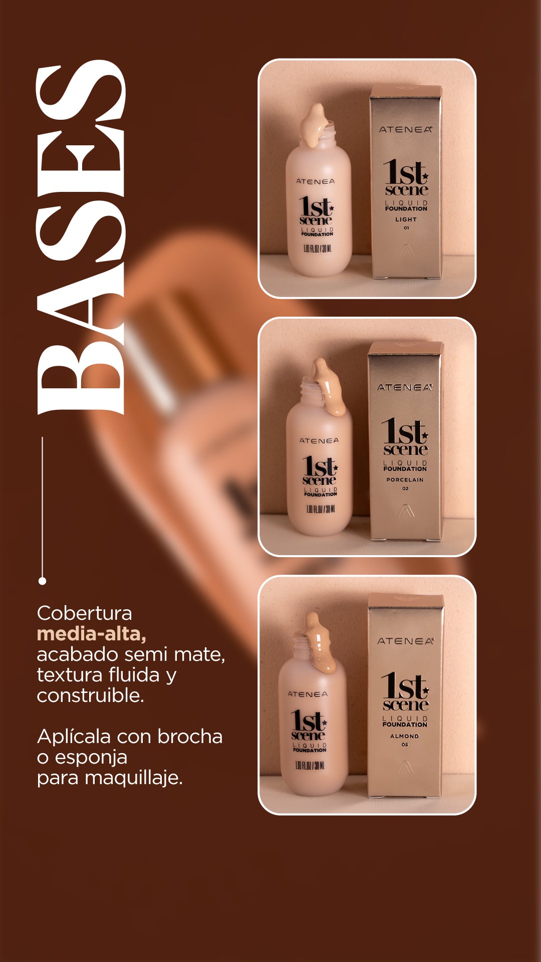 BASE DE MAQUILLAJE LÍQUIDA 1ST SCENE